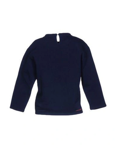 Shop Emporio Armani Sweatshirts In Dark Blue