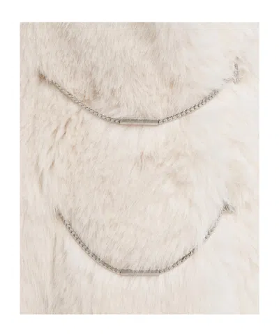 Dondup Long-sleeved Coat In White