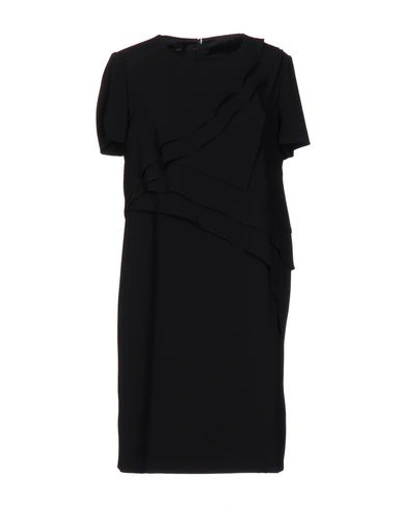 Escada Short Dress In Black