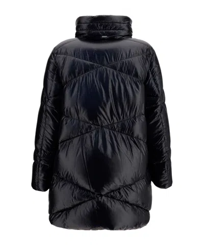 Herno Stand-collar Down Jacket In Black