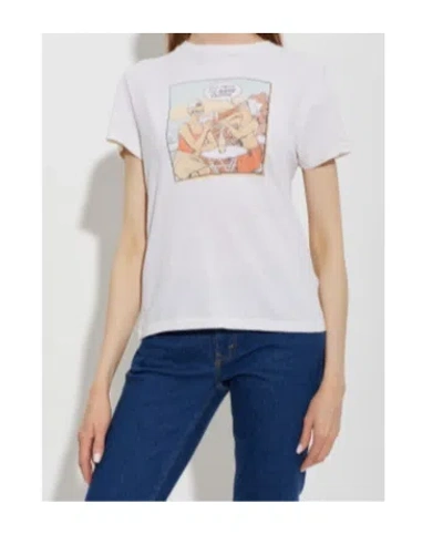 Re/done Classic Same Graphic-print T-shirt In White