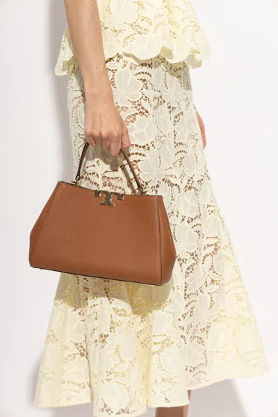 Tory Burch Medium Eleanor Soft Satchel In Brown