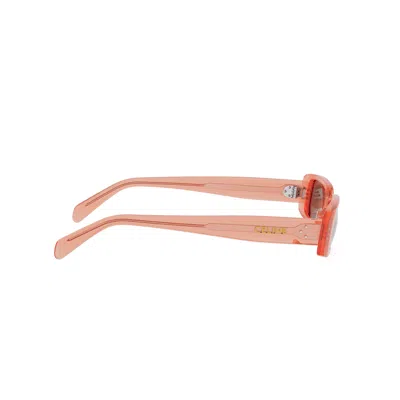Celine Rectangular Sunglasses In Metallic