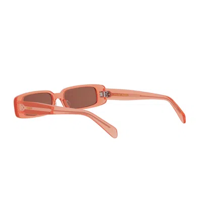 Celine Rectangular Sunglasses In Metallic