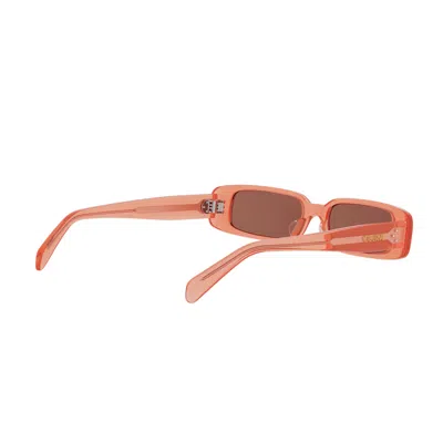Celine Rectangular Sunglasses In Metallic