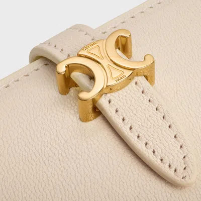 Celine Solid Color Wallet In Red