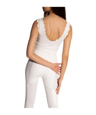 Marysia Venus Technical Jersey Top In White