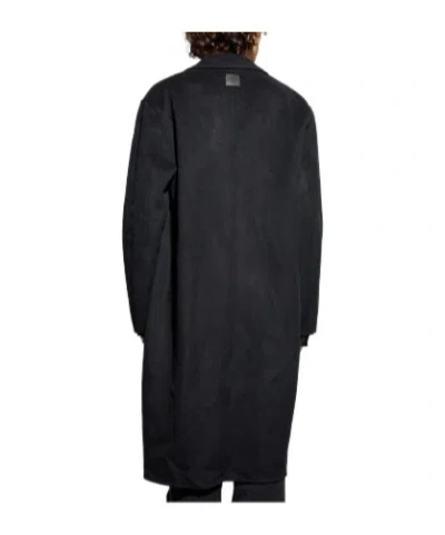 Allsaints Brax Wool Coat In Black