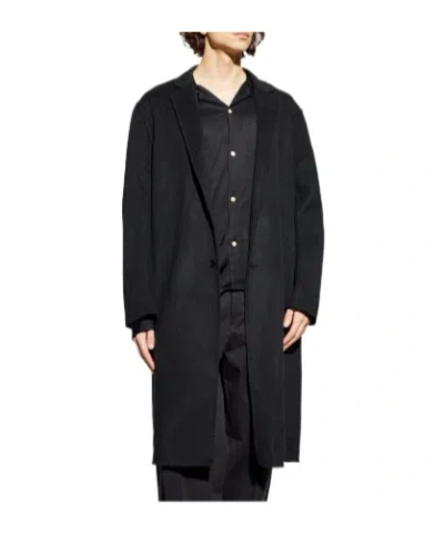 Allsaints Brax Wool Coat In Black