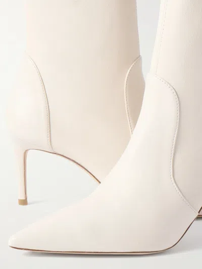 Stuart Weitzman Stretch High Heel Ankle Boots In Neutral