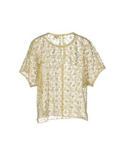 Shop Intropia Blouse In Yellow
