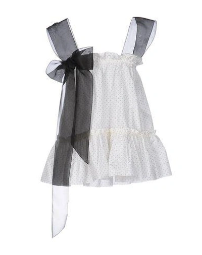 Rochas Silk Top In White
