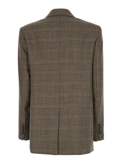 Max Mara Lapel Long-sleeved Suit Jacket In Multi