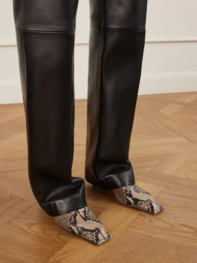 Khaite Marlene Snake-effect Leather Pumps In Multi