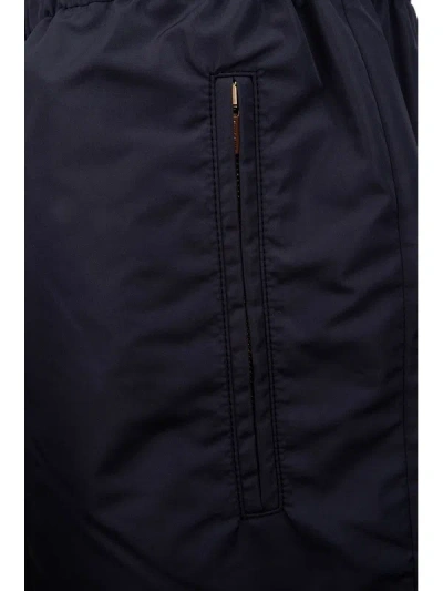 Miu Miu Drawstring Shorts In Blue