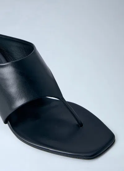 Khaite Marlow 55 Thong Mules In Blue