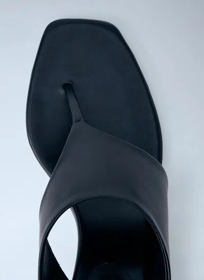 Khaite Marlow 55 Thong Mules In Blue