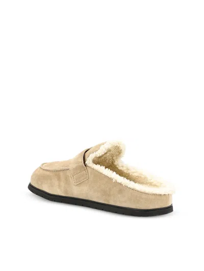 Prada Slingback Mules In Nude