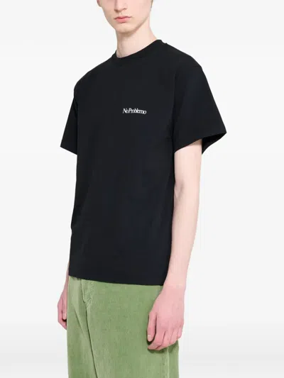 No Problemo Logo-print T-shirt In Black