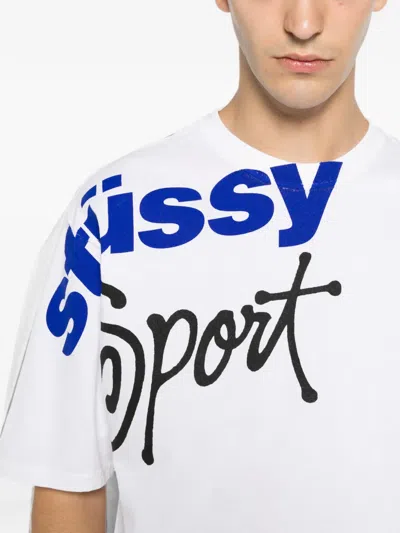 Stussy Logo-print T-shirt In White