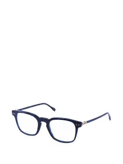 Fred Square-frame Glasses In Blue