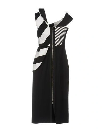 Shop Antonio Berardi Knee-length Dress In Black