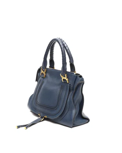 Chloé Medium Marcie Bag In Blue
