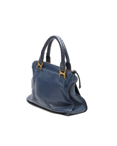 Chloé Medium Marcie Bag In Blue