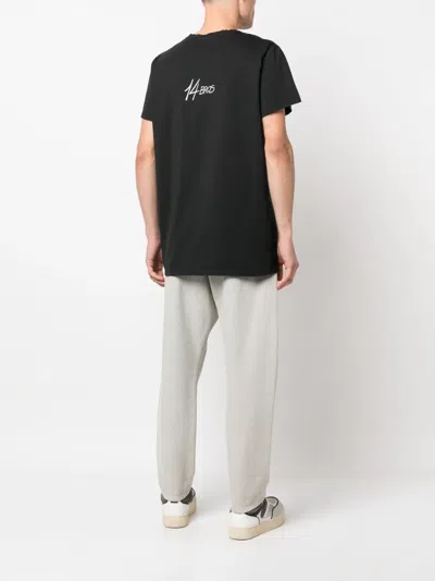 14bros Logo-print Cotton T-shirt In Multi