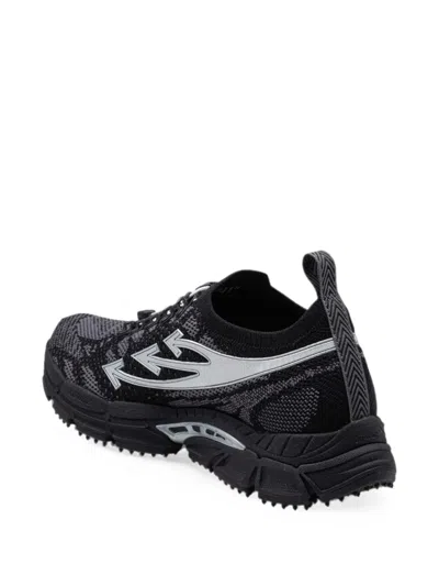 Off-white Return Canvas Sneakers Pull Tab Sole In Black