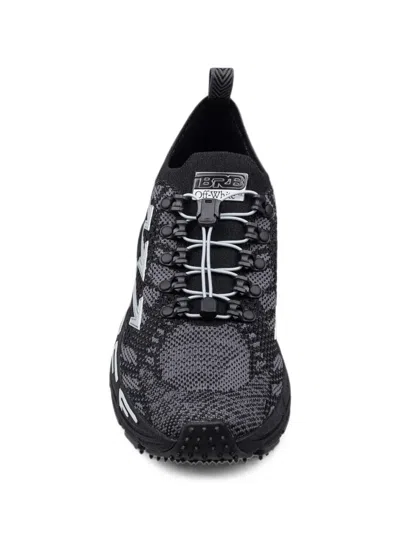 Off-white Return Canvas Sneakers Pull Tab Sole In Black