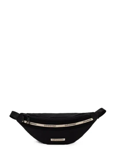 Ea7 Logo-tape Belt Bag In Pattern