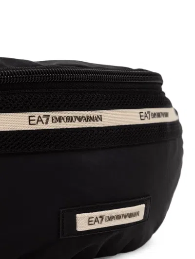 Ea7 Logo-tape Belt Bag In Pattern