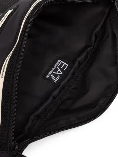 Ea7 Logo-tape Belt Bag In Pattern