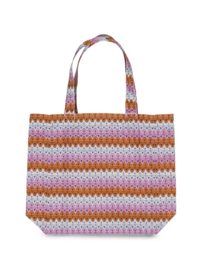 Vilebrequin Patterned Beach Bag In Pink