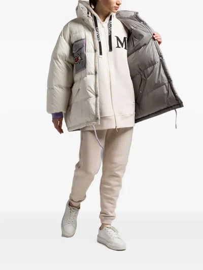 Herno Reversible Quilted Down Jacket In White