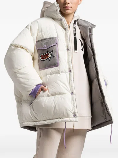 Herno Reversible Quilted Down Jacket In White