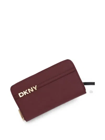Dkny Avril Zip-around Wallet In Pattern