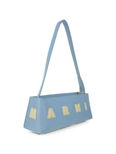 Marni Museo Logo-detail Leather Shoulder Bag In Pattern