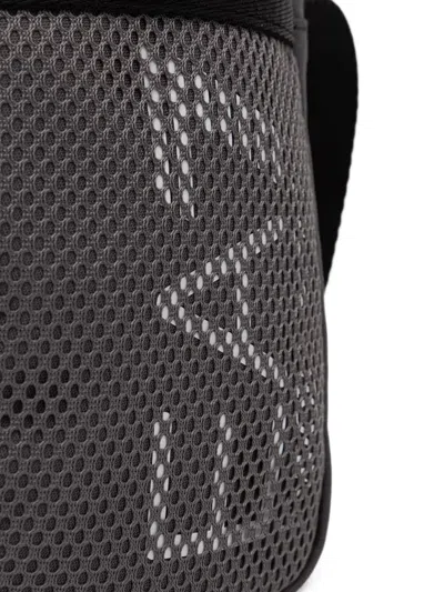 Ea7 Logo-print Mesh-panel Belt Bag In Pattern