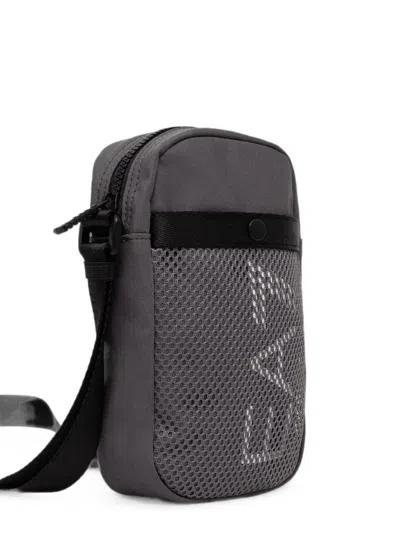 Ea7 Logo-print Mesh-panel Belt Bag In Pattern