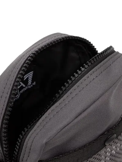 Ea7 Logo-print Mesh-panel Belt Bag In Pattern