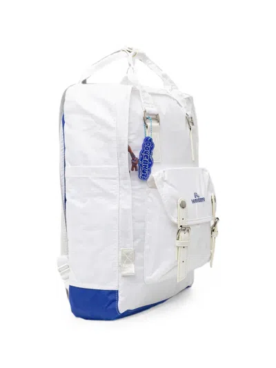 Doughnut Large Buckle-strap Backpack In Red