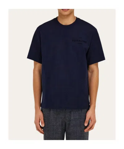 Ferragamo T-shirts With Logo In Multi