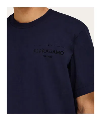 Ferragamo T-shirts With Logo In Multi