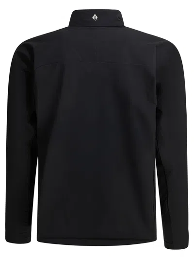 Montbell Black Nylon Polyurethane Jacket In Black