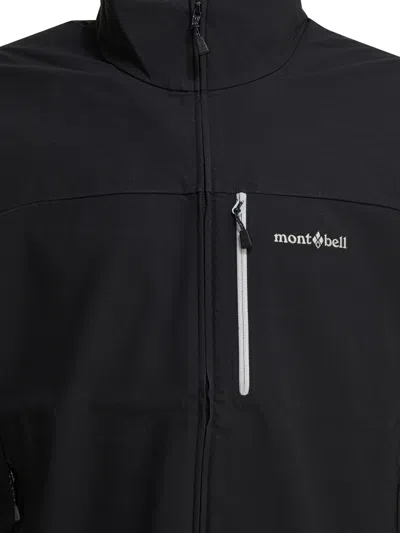 Montbell Black Nylon Polyurethane Jacket In Black