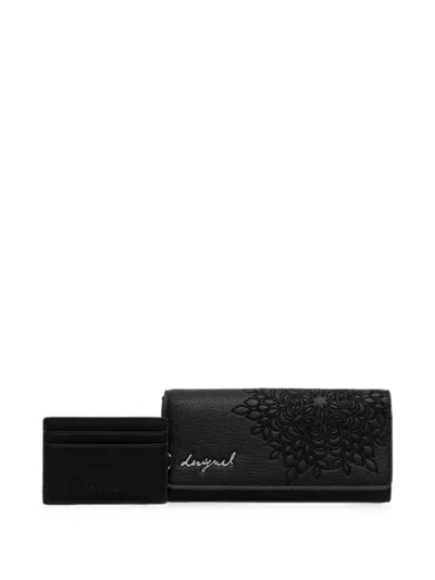 Desigual Mandala-embroidered Wallet In Pattern
