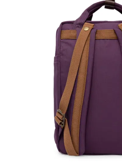 Doughnut Macaroon Buckled Backpack In Purple