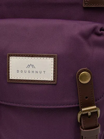 Doughnut Macaroon Buckled Backpack In Purple